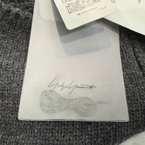 Yohji Yamamoto Dress Womens Size 2 Charcoal Wool Japan Designer Midi Length NWT - Picture 10 of 12